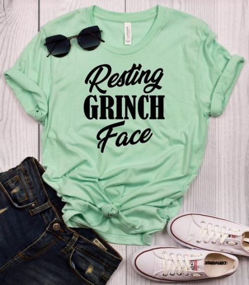 Resting Grinch Face T-Shirt ZK01