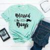 Blessed with boys boy mom shirt KH01