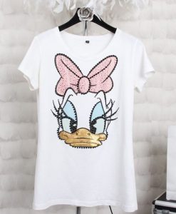 Donald Duck Print T shirt FD01