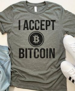 I Accept Bitcoin T-Shirt AD01
