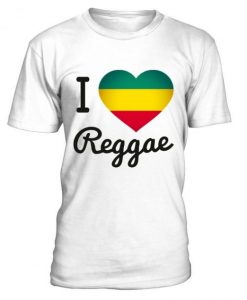 I Love Reggae Graphic T-Shirt EL01