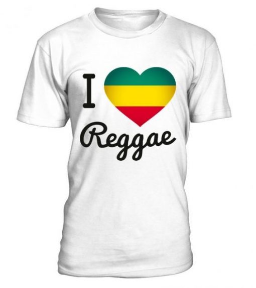 I Love Reggae Graphic T-Shirt EL01