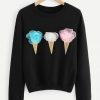 Ice Cream Detail Sweatshirt FD01