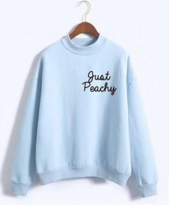 Just Peachy Crewneck Sweatshirt ZK01