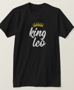 King Leo Gold Crown T-Shirt EL01