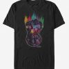 Marvel Avengers Infinity War Rainbow Streak Gauntlet T-Shirt KH01