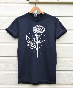 Rose Black T-shirt ZK01