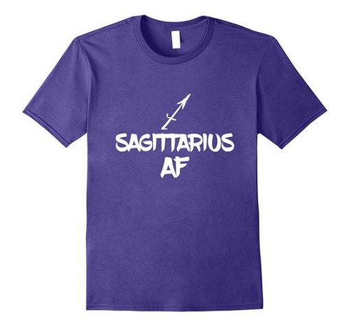 Sagittarius AF Zodiac Horoscope T-Shirt EL01