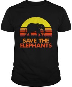 Save The Elephant T-Shirt SR01