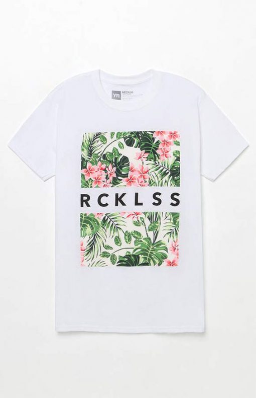 Young & Reckless Tropical Split T-Shirt EL01