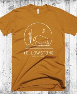 yellowstone national park graphic tee KH01