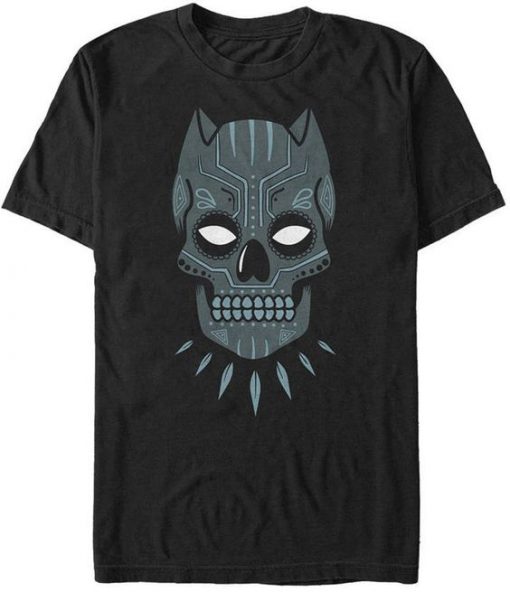 Black Panther Skull T-Shirt ZK01