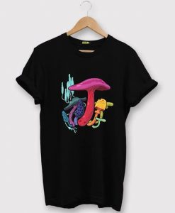 Colorful Mushroom Cartoon T-Shirt AV01