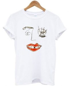 Drawn face T Shirt FD01