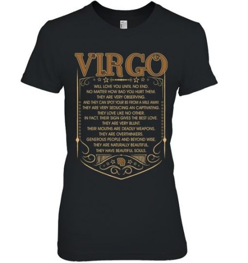 Funny Zodiac Virgo T Shirt SR01