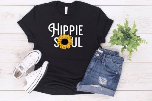 Hippie Soul Sunflower T Shirt SR01