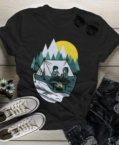 Hipster Camping T-Shirt AV01