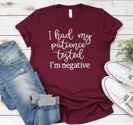 I HADE MY PATIENCE T-Shirt AV01