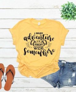 I want adventure T-shirt FD01