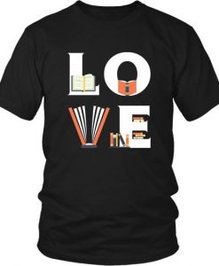 Love Librarian T Shirt SR01