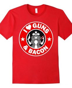 Mens Love Bacon T-Shirt FR01