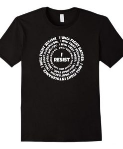Mens Resist Hate T-shirt FD01