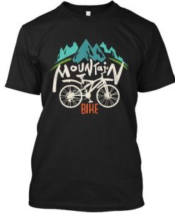 Mountain Bike Black T-Shirt ZK01