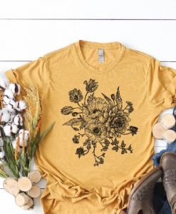 Nature Wildflower T-Shirt FD01