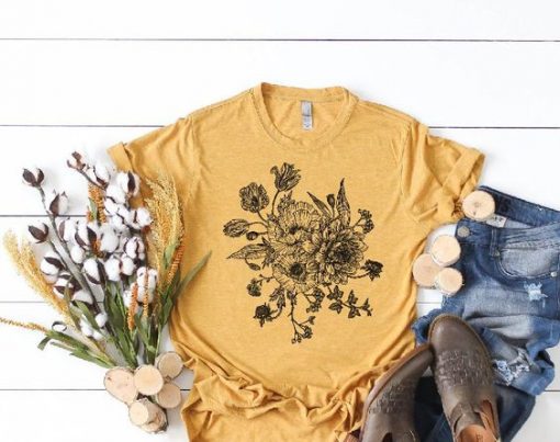 Nature Wildflower T-Shirt FD01