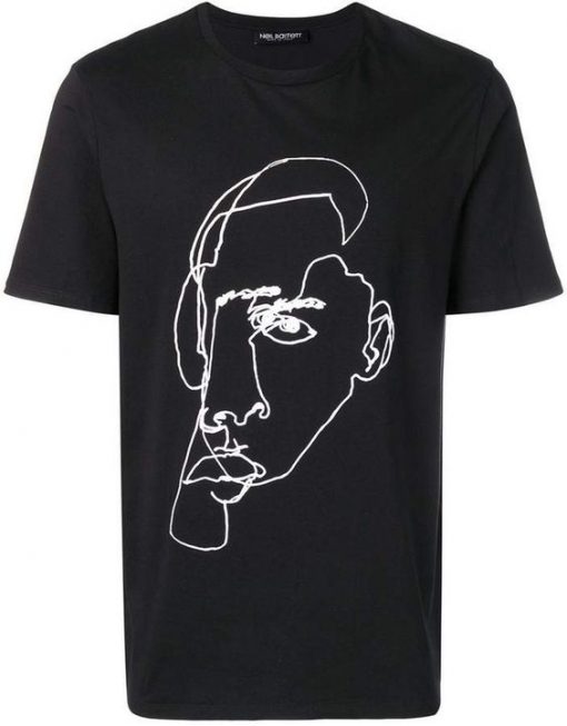 Neil Barrett Face Sketch T-shirt FD01