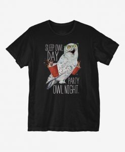 Party Owl Night T-Shirt FR01