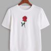 Rose Print T-shirt FD01