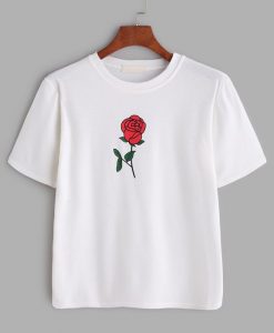 Rose Print T-shirt FD01