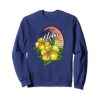 Aloha Hawaiian Hibiscus Flower Sweatshirt SR01