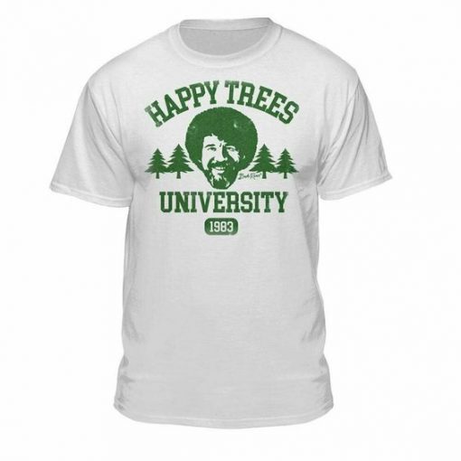 Bob Ross Happy Trees University T-Shirt EL29