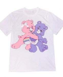 Cartoon Huge Bear Loose Tshirt EL31