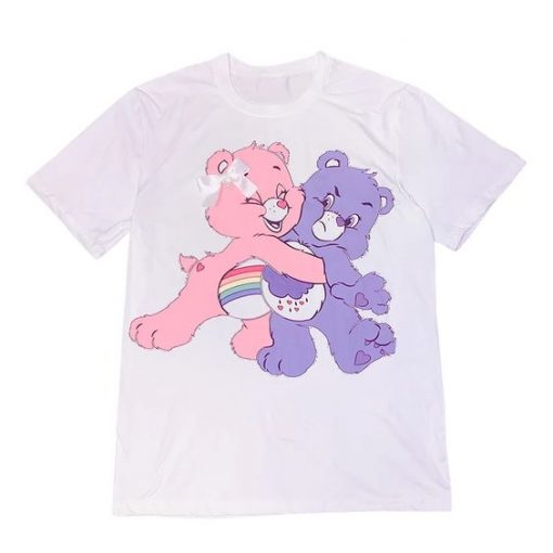 Cartoon Huge Bear Loose Tshirt EL31