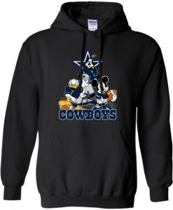 Cowboys Mickey Mouse Donald Hoodie DV