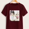 Figure Print Tee T-Shirt VL01