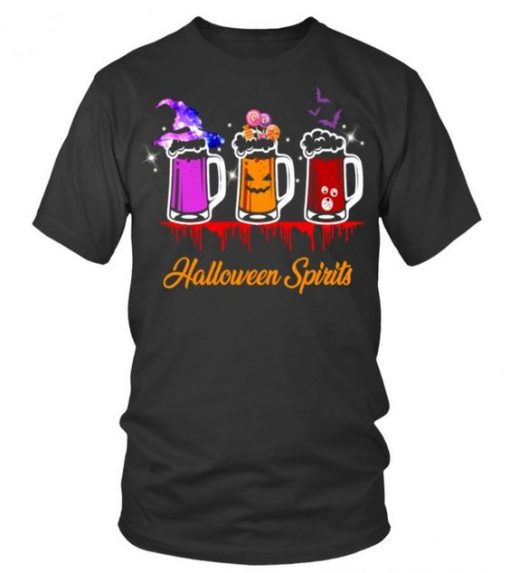 Halloween Spirits Beer T Shirt SR01