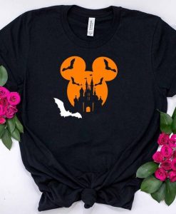 Halloween Theme Mickey Head T-Shirt EL