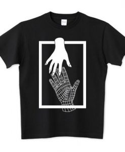 Hand Romance BLACK T-shirt ZK01 ER31