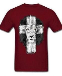 Lion Cross Fear T-Shirt FR29