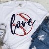 Love Baseball Funny T Shirt SR01