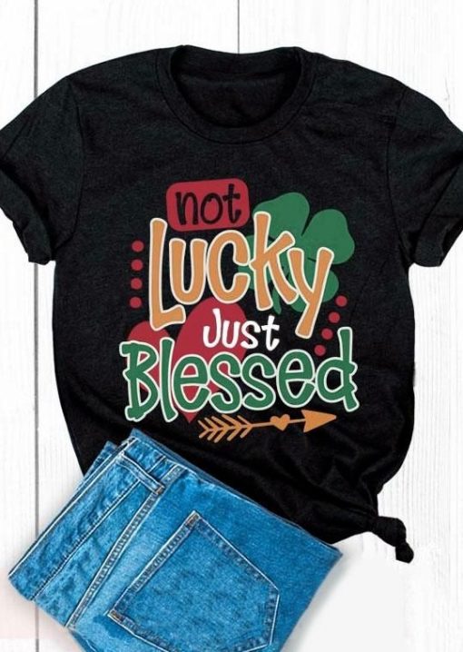 Lucky Just Blessed T-Shirt FR