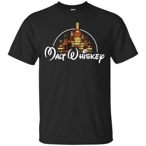 Malt Whiskey Disney T Shirt SR