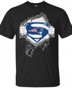 New England Patriots Superman T Shirt EL26