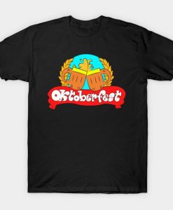 Otoberfest Beer Print T Shirt SR01