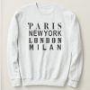 Paris To Milan Sweatshirt AZ30