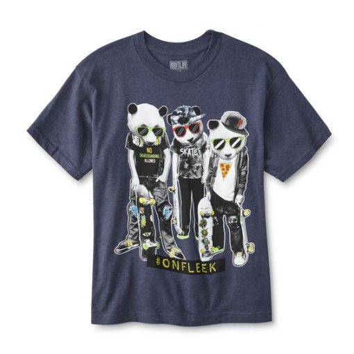 Skateboard Panda T-shirt FD01